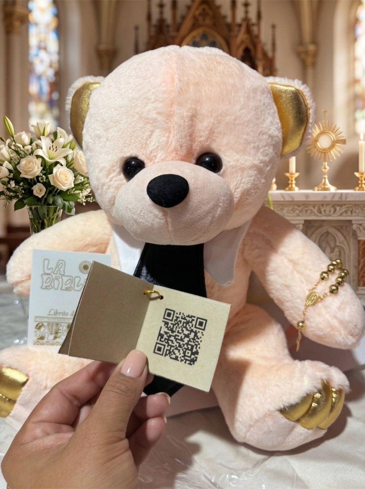 Etiqueta QR del oso